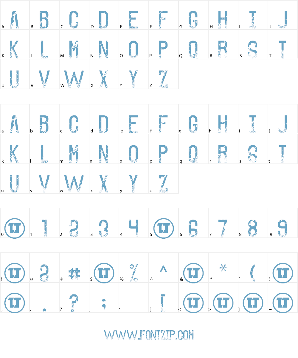 The Sound of Truth Font Character